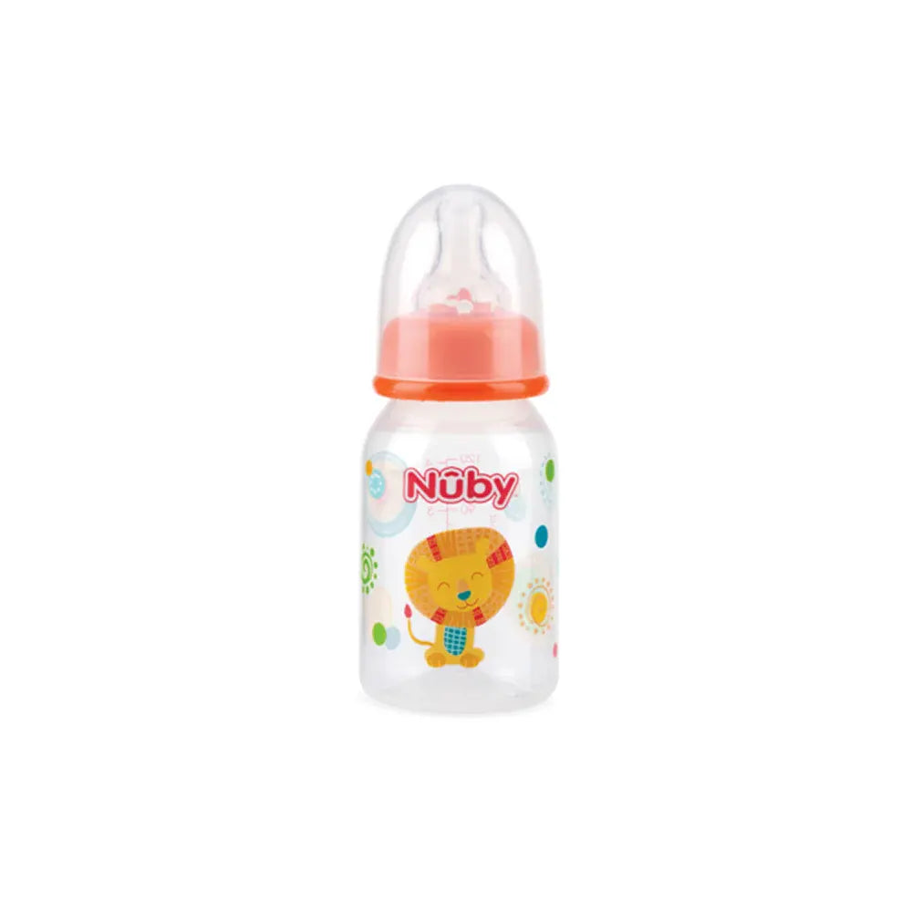 Biberon Nuby Col Standard Débit lent 0m+ 120ml - Lion