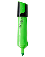 Marking Bic Fluorescent Highlighter Beveled Tip - Green
