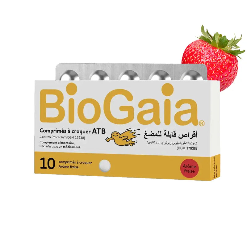BioGaia Comprimés Probiotiques – Arôme Fraise - 3A+