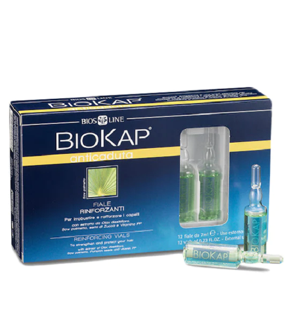 Biokap - Ampollas fortificantes anticaída - 12 x 7 ml