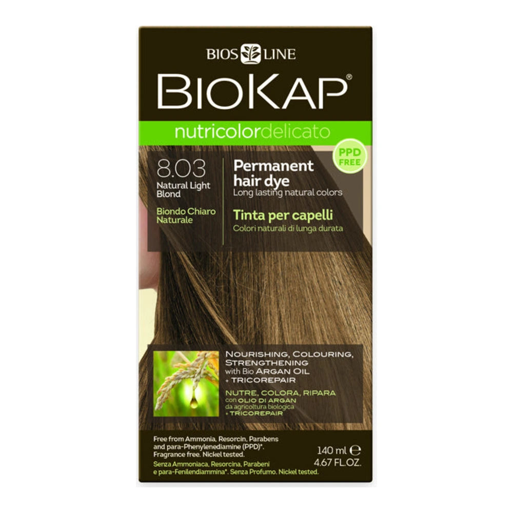 Biokap - Nutricolor Delicato 8.03 Blond clair naturel