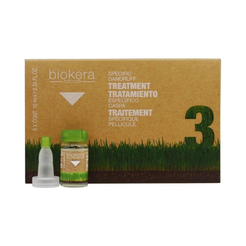 BIOKERA NATURE TRAITEMENT ANTI-PELLICULAIRE INTENSIF 6 AMP 10ML