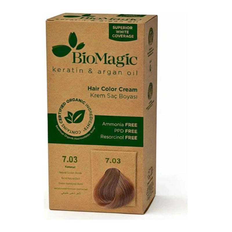 Biomagic Crema Colorante 7/03 Rubio Natural Dorado
