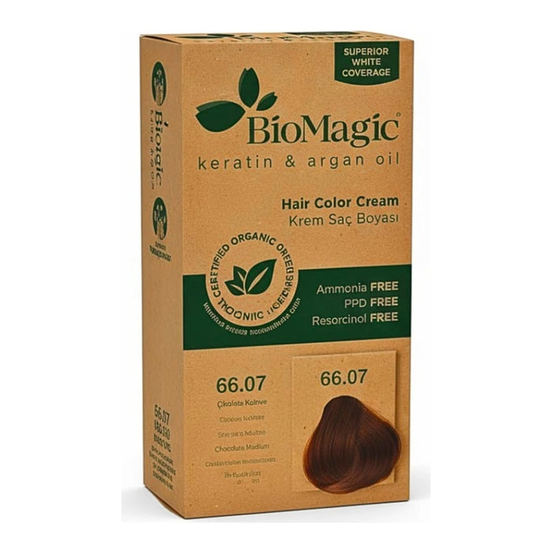 Biomagic Crème Colorante Sans Ammoniaqu – Marron Chocolat