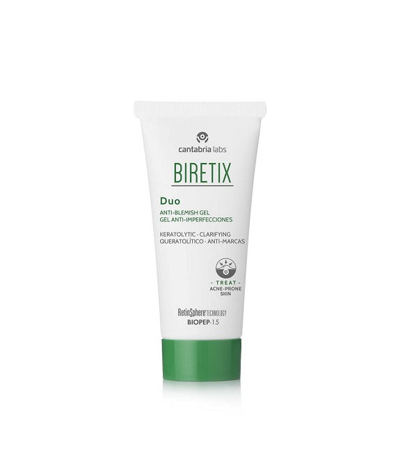 Cantabria Labs Biretix Duo gel anti-imperfections 30 ml – tube et étui