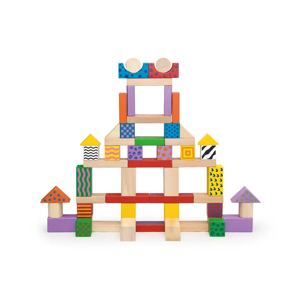 Viga Toys Blocs de Construction 2A+ - 100 Pièces