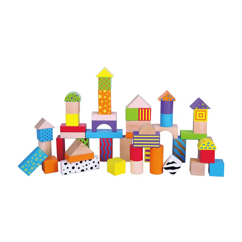 Viga Toys Blocs de Construction 50 Pièces - 2A+