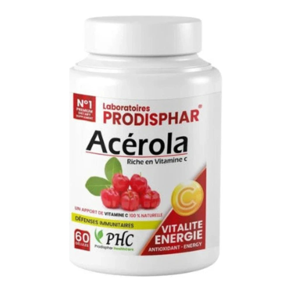 Boîte de Prodisphar Acérola 60 gélules