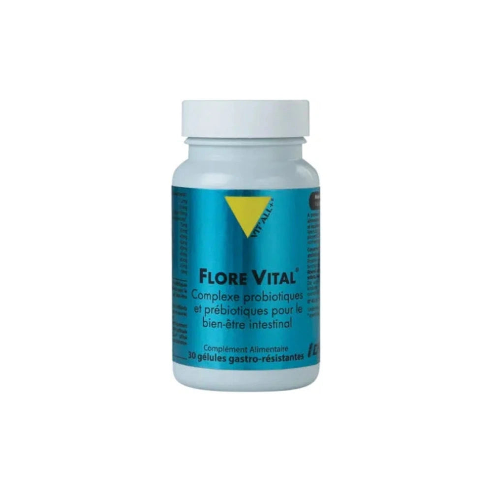 Boîte Vit'All+ Flore Vital, complément probiotique 30 gélules