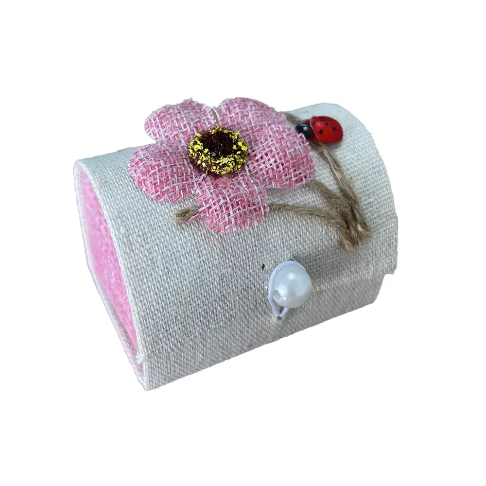 Pack of 12 Ladybug Favor Boxes - Pink