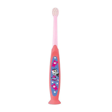 Elgydium Brosse à Dents Souple 0-2 ans - Rose & Rouge