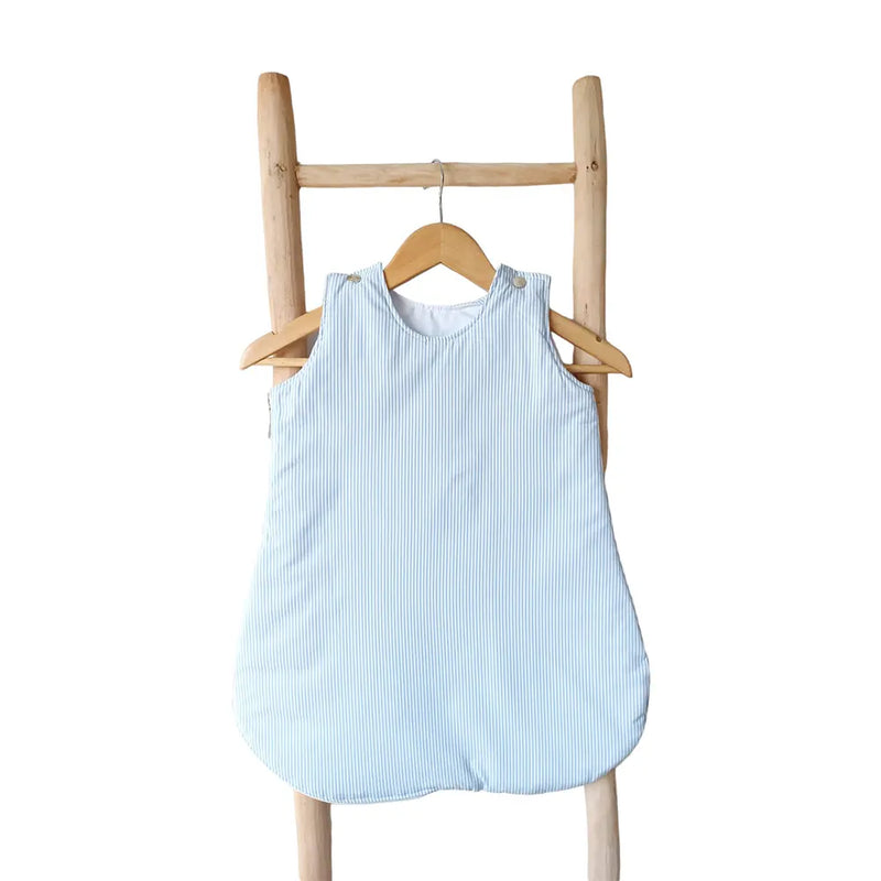 Baby Bulle Baby Sleeping Bag - Striped Sky Blue