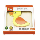 Viga Toys Puzzle de Blocs de Forme Canard 18M+