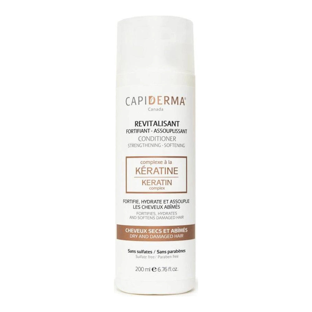 Capiderma revitalisant après-shampoing à la kératine, flacon 200 ml