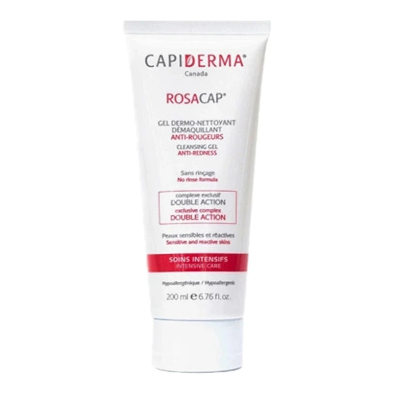 Capiderma - Rosacap gel derme-nettoyant démaquillant anti-rougeurs - 200 ml