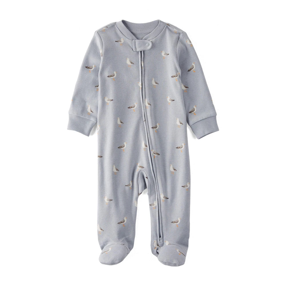 Grenouillère en Coton Bio Mouettes Bébé Little Planet - Multi