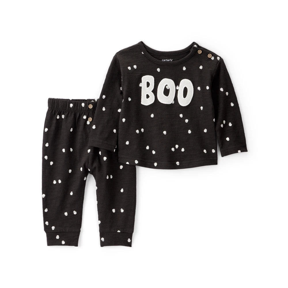 Ensemble 2 Pièces Halloween Fantômes Boo Bébé Carter's - Multi