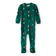Grenouillère DreamPlush Sapins de Noël Bébé Carter's - Vert