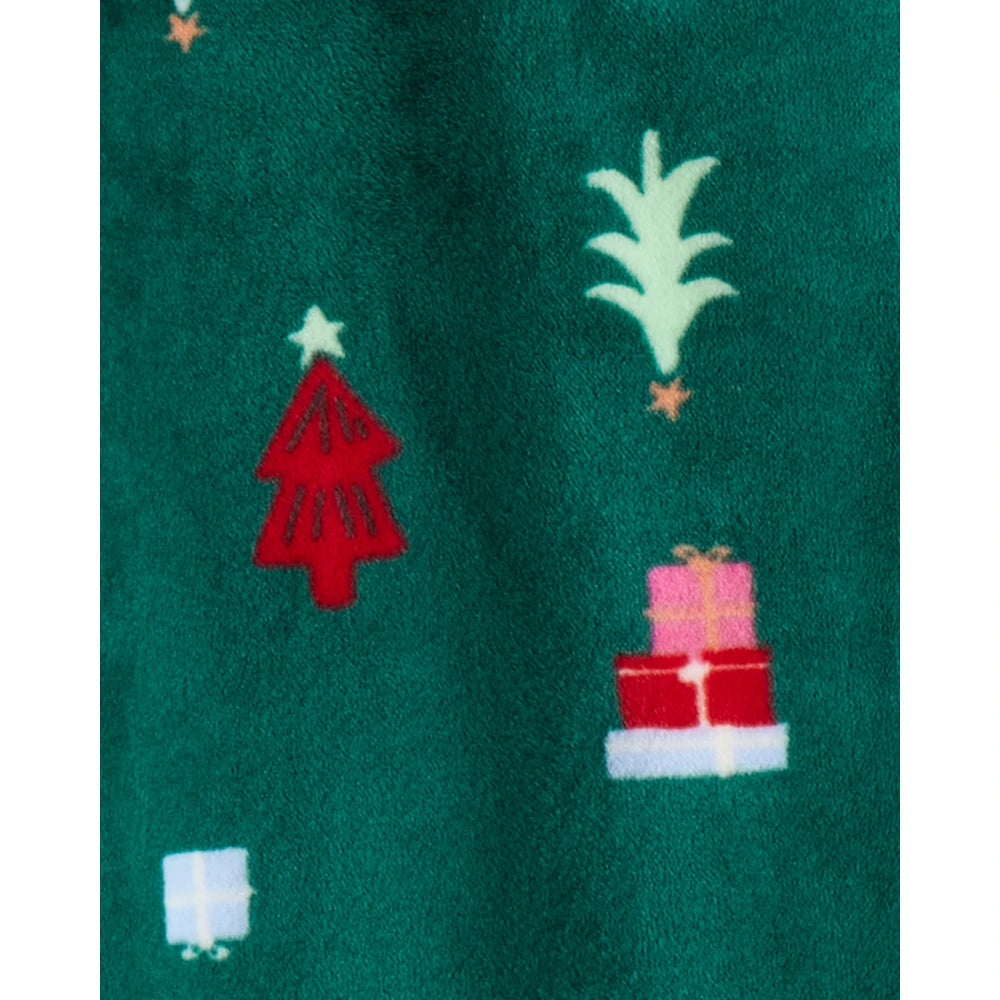 Grenouillère DreamPlush Sapins de Noël Bébé Carter's - Vert