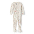 Grenouillère Thermique en Coton Motifs de Noël Bébé Carter's - Blanc