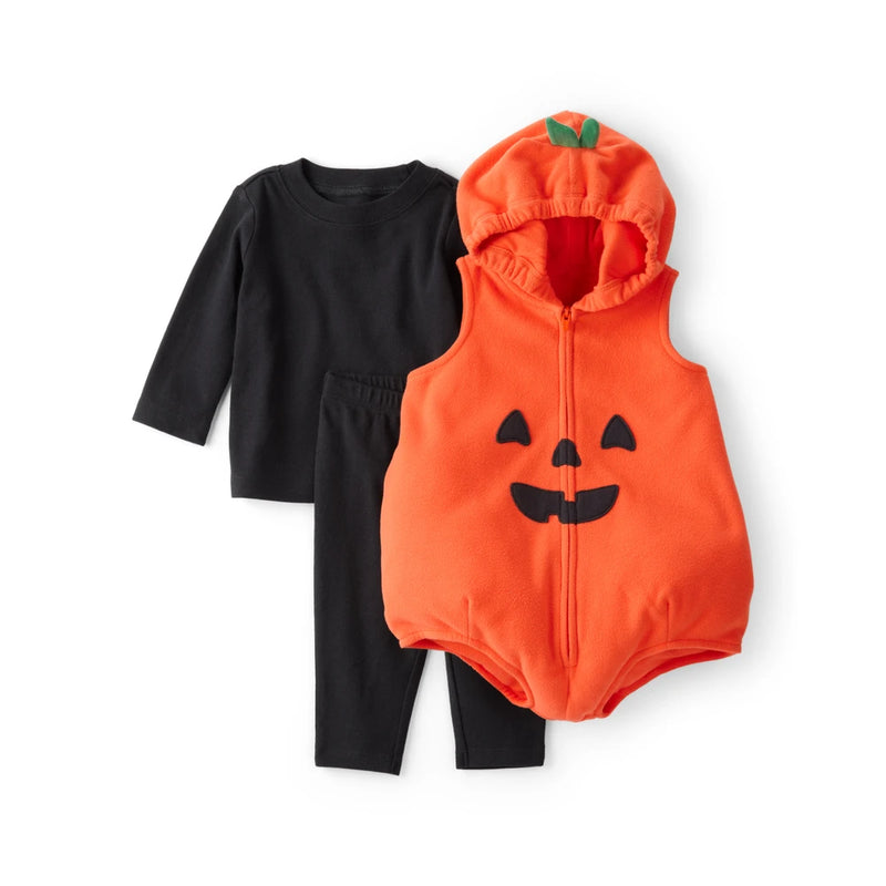 Baby Carter's 3-Piece Pumpkin Costume - Orange