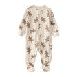 Grenouillère en Coton Bio Pain d'Épice Bébé Little Planet - Multi