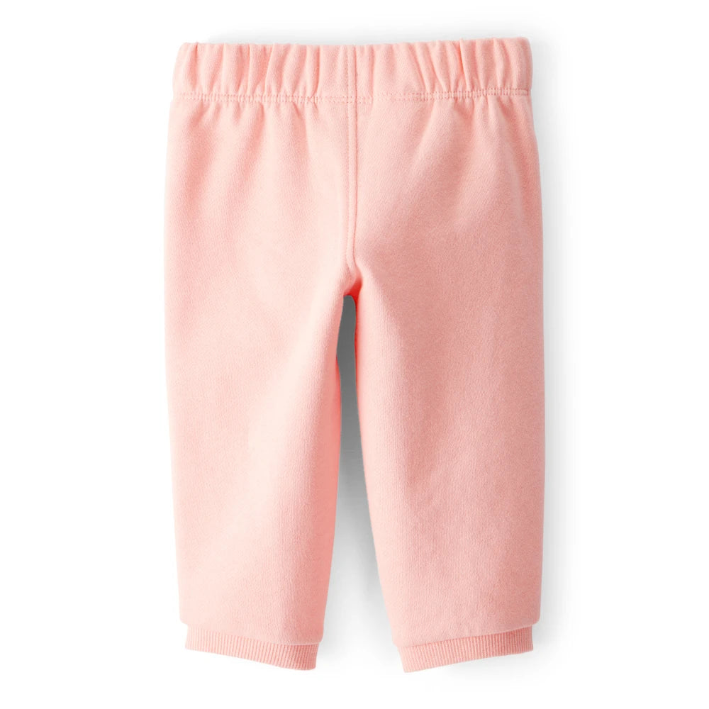 Pantalon à Enfiler en Coton Bébé Fille Carter's - Rose Clair