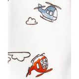 Grenouillère DreamPlush Hélicoptères Bébé Garçon Carter's - Ivoire