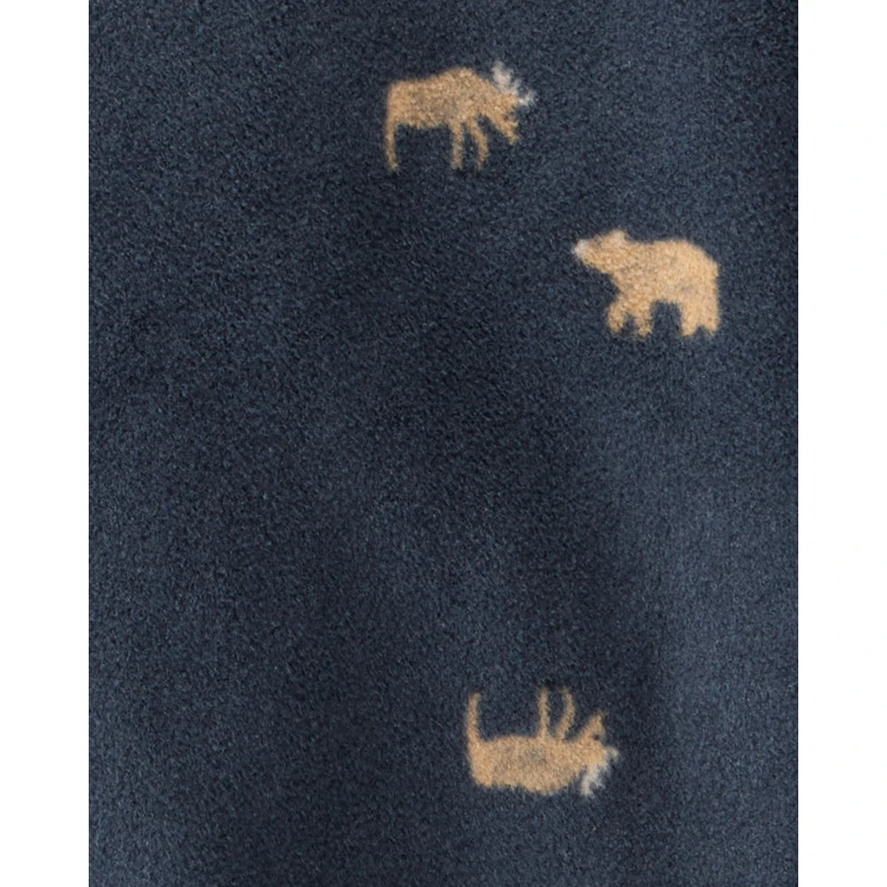 Grenouillère en Polaire Élan Bébé Garçon Carter's - Bleu Marine