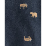 Grenouillère en Polaire Élan Bébé Garçon Carter's - Bleu Marine