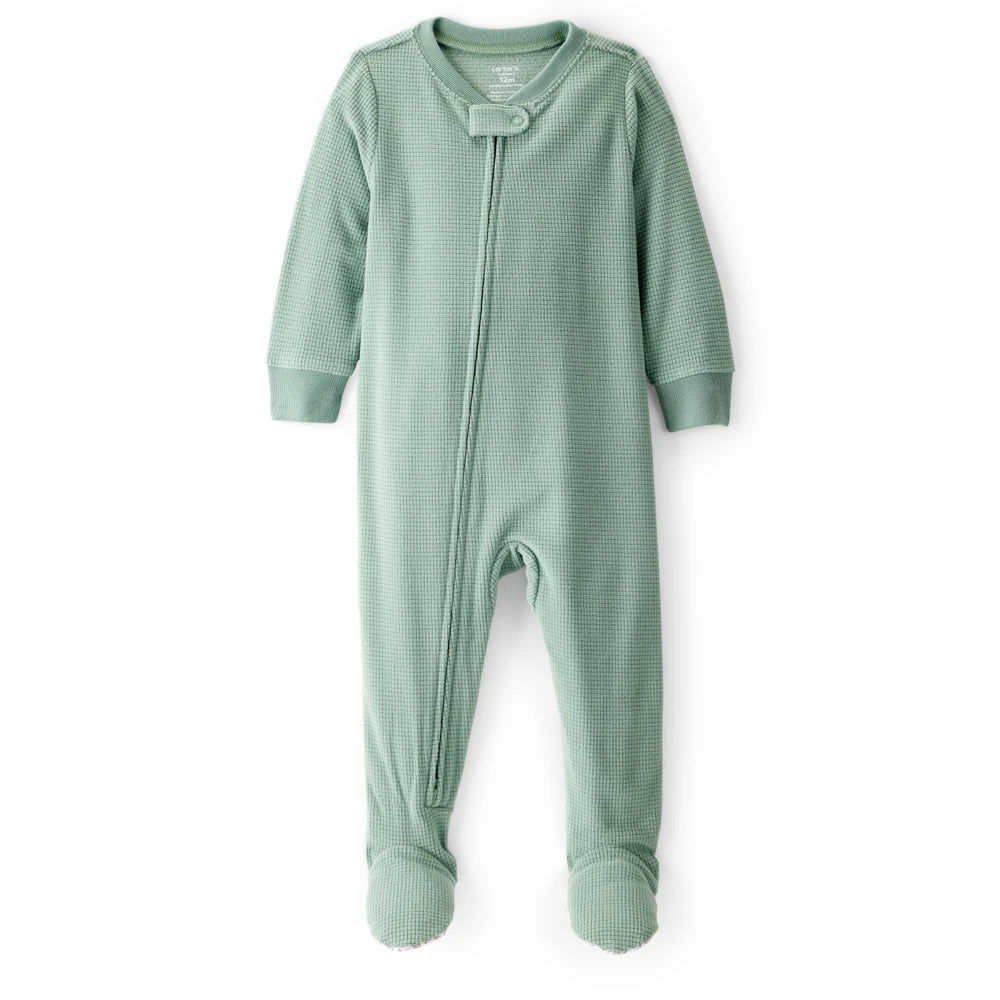 Grenouillère en Polaire Gaufrée Bébé Garçon Carter's - Vert