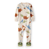 Grenouillère DreamPlush Dinosaures Bébé Garçon Carter's - Beige