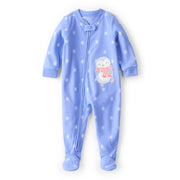 Grenouillère en Polaire Pingouin Bébé Fille Carter's - Bleu