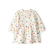 Robe Fleurie à Manches Longues Bébé Fille Carter's - Ivoire
