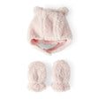 Ensemble Bonnet & Moufles en Sherpa Bébé Fille Carter's - Rose