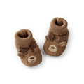 Chaussons Renne de Noël en Crochet Bébé Carter's - Marron