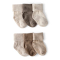 Lot de 6 Paires de Socquettes à Revers Bébé Carter's - Marron