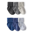 Lot de 6 Paires de Socquettes à Revers Bébé Garçon Carter's - Bleu & Gris