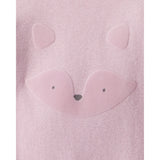 Lot de 4 Bodies à Manches Longues Renard & Koala Bébé Fille Carter's - Mauve Blanc & Rose
