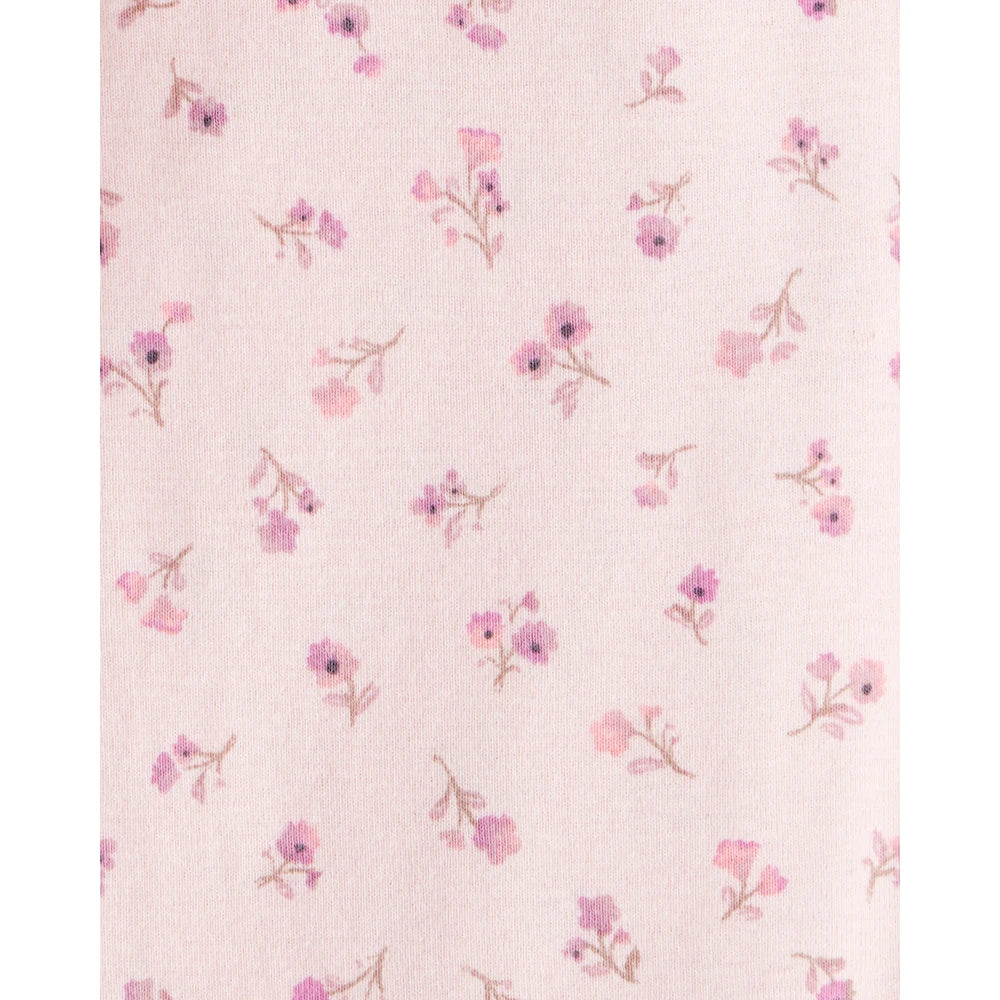 Lot de 4 Bodies à Manches Longues Renard & Koala Bébé Fille Carter's - Mauve Blanc & Rose