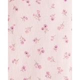 Lot de 4 Bodies à Manches Longues Renard & Koala Bébé Fille Carter's - Mauve Blanc & Rose