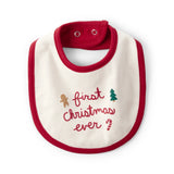 Bavoir My First Christmas Bébé Carter's - Blanc
