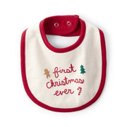 Bavoir My First Christmas Bébé Carter's - Blanc