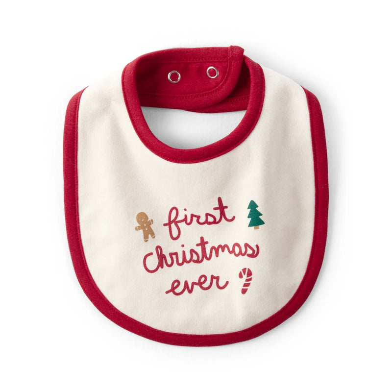 Bavoir My First Christmas Bébé Carter's - Blanc