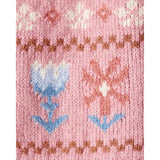 Cardigan Jacquard Bébé Fille OshKosh - Rose