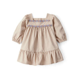 Robe en Velours Côtelé à Manches Longues Bébé Fille OshKosh - Marron