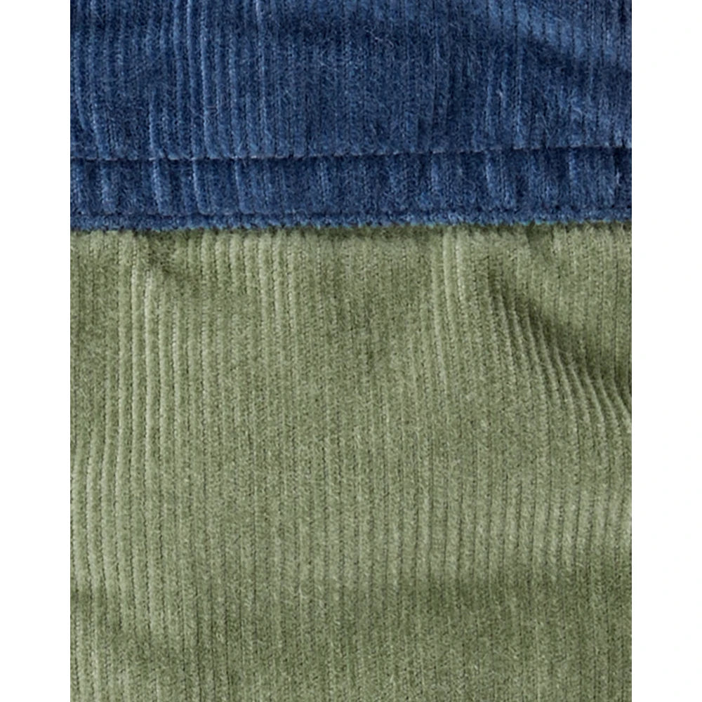 Gilet Matelassé en Velours Côtelé Bébé Garçon OshKosh - Vert & Marine