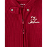 Grenouillère Thermique Mon Premier Noël Bébé Carter's - Rouge