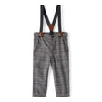 Pantalon à Carreaux avec Bretelles Bébé Garçon OshKosh - Gris