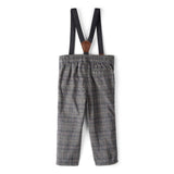 Pantalon à Carreaux avec Bretelles Bébé Garçon OshKosh - Gris